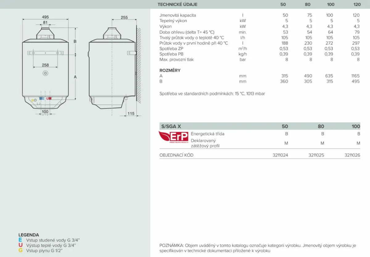 ARISTON 100 S/SGA
