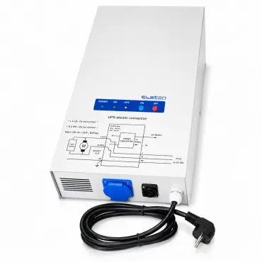 Astip Elston 350-S3 DUO, Záložní zdroj pro kotle, krby, čerpadla, s baterií, do 350W