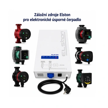 Astip Elston 30-S1, Záložní zdroj pro kotle, krby, čerpadla, s baterií a termostatem