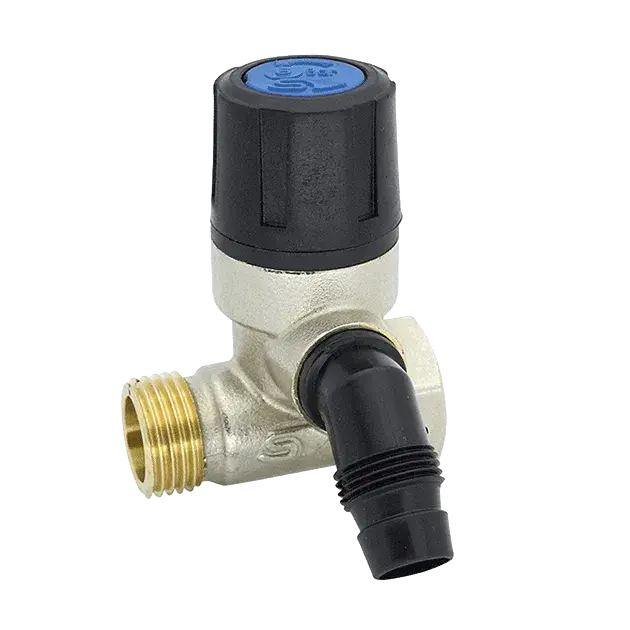 Slovarm TE-2850, pojistný ventil pro ohřívače vody, 6,7 bar, DN20, 3/4", modrý, FM