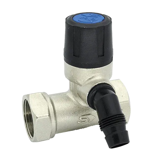 Slovarm TE-2852, pojistný ventil pro ohřívače vody, 6,7 bar, DN20, 1/2", modrý
