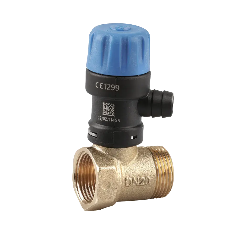 Slovarm T-3160, pojistný ventil pro ohřívače vody, 6,7 bar, DN15, 1/2", vyměnitelná hlava