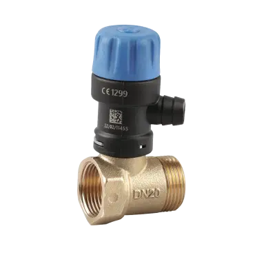 Slovarm T-3160, pojistný ventil pro ohřívače vody, 6,7 bar, DN15, 1/2", vyměnitelná hlava