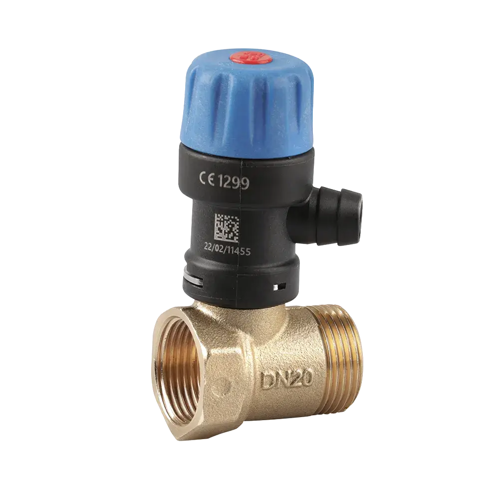 Slovarm T-3160, pojistný ventil pro ohřívače vody, 8,0 bar, DN15, 1/2", vyměnitelná hlava