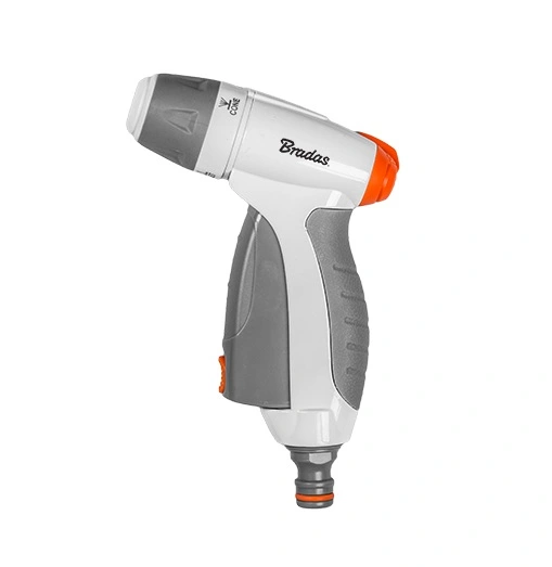 Bradas Postřikovací pistole regulovatelná kovová WATER CLICK - boční pohled