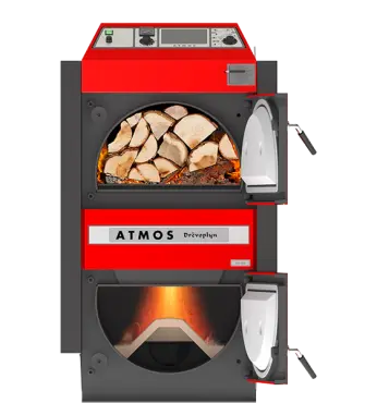 Atmos DC 18 S, Zplynovací kotel, 20 kW, dřevo, panty vpravo