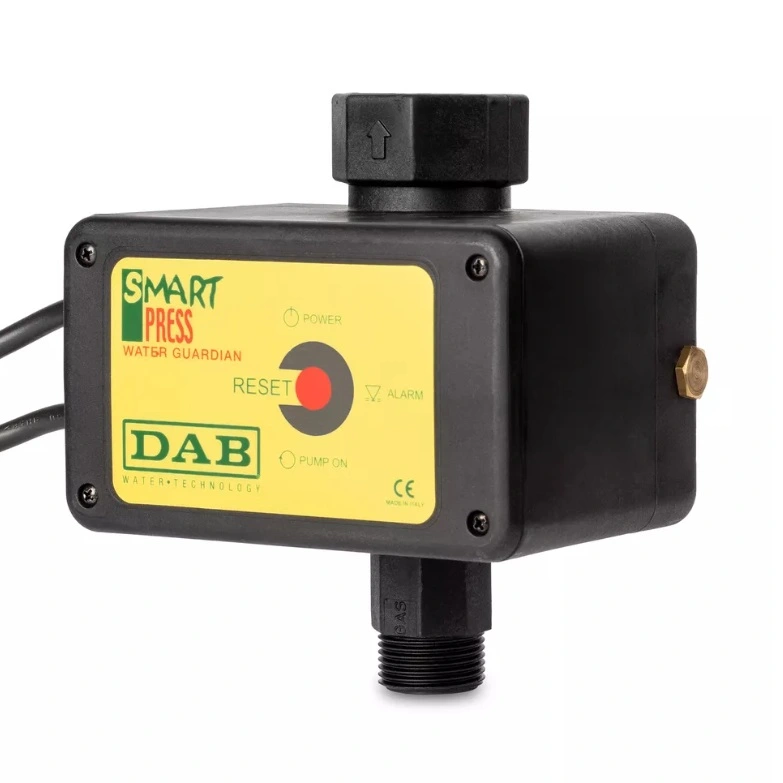 DAB Smart Press 1,5 HP-WG, presscontrol, spínání a vypínání čerpadla bez tlakové nádoby