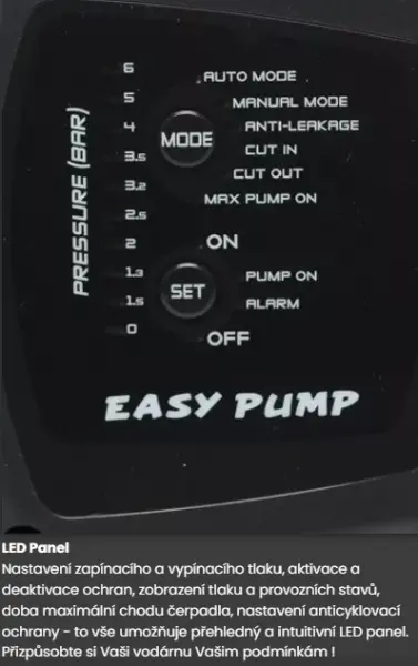 EASY BOOST 850 AUTOMATIC - LED PANEL