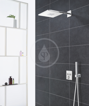 Hlavová sprcha 310, sprchové rameno 430 mm, 2 proudy, měsíční bílá