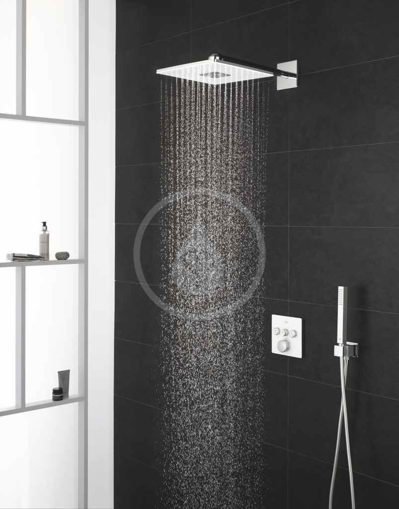 Hlavová sprcha 310, sprchové rameno 430 mm, 2 proudy, měsíční bílá