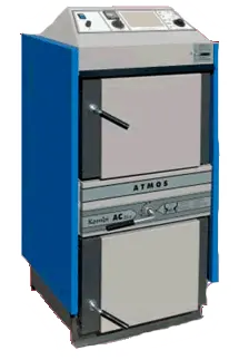 ATMOS C 32 ST (32kW) - kotel na uhlí, dřevo, lisované brikety