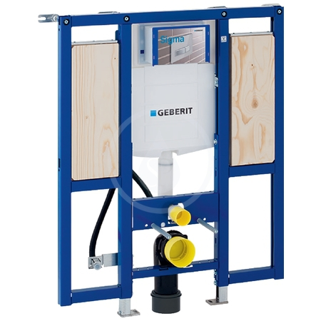 Montážní prvek pro závěsné WC, 112 cm, splachovací nádržka pod omítku Sigma 12 cm, bezbariérový, pro podpěry