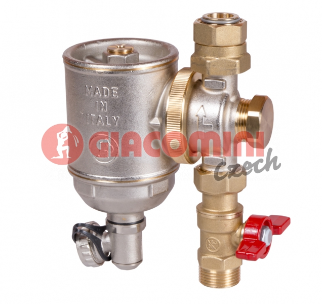 Odstředivý odkalovač DN25 s magnetickou vložkou GIACOMINI R115CX104CZ