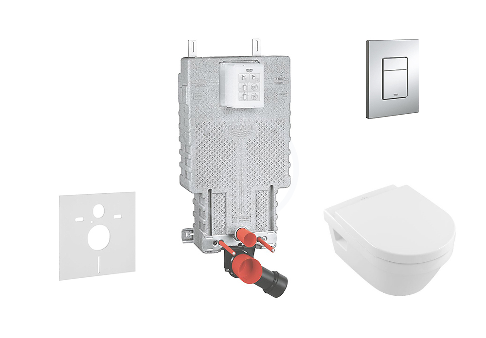 Sada pro závěsné WC + klozet a sedátko Villeroy & Boch
