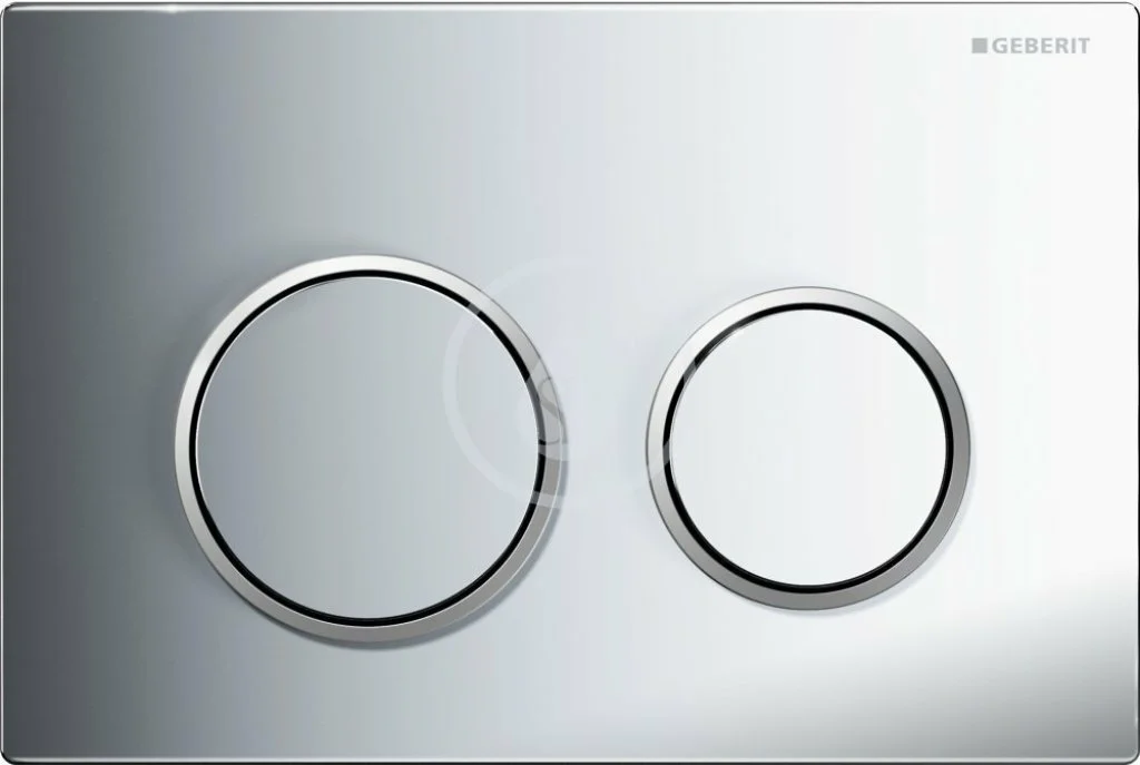 Ovládací tlačítko OMEGA20, lesklý chrom/matný chrom