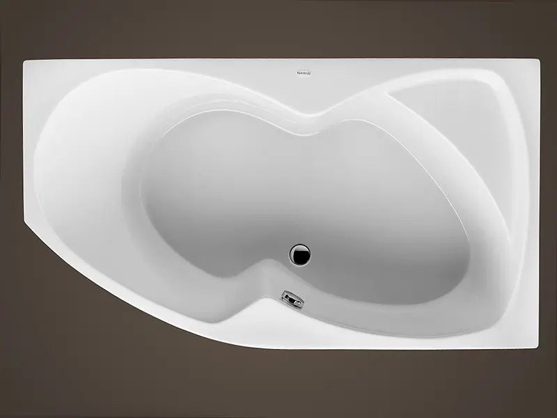 Vana SANTECH FONTANA asymetrická 1600x900 mm PRAVÁ ( SAFON160P )