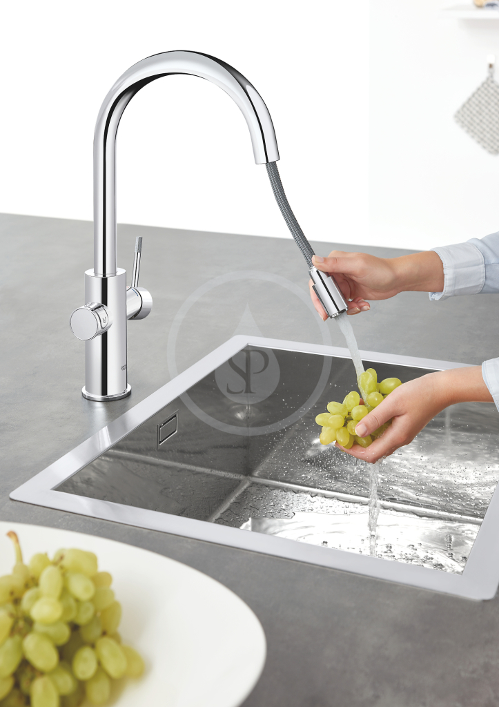 Dřezová baterie Connected, s chladícím zařízením a filtrací, chrom