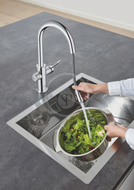Dřezová baterie Connected, s chladícím zařízením a filtrací, chrom
