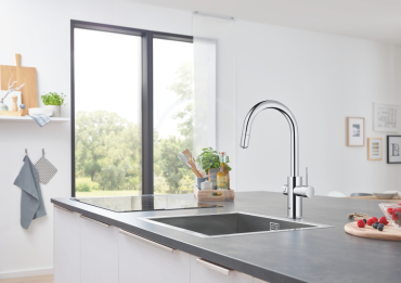 Dřezová baterie Connected, s chladícím zařízením a filtrací, chrom