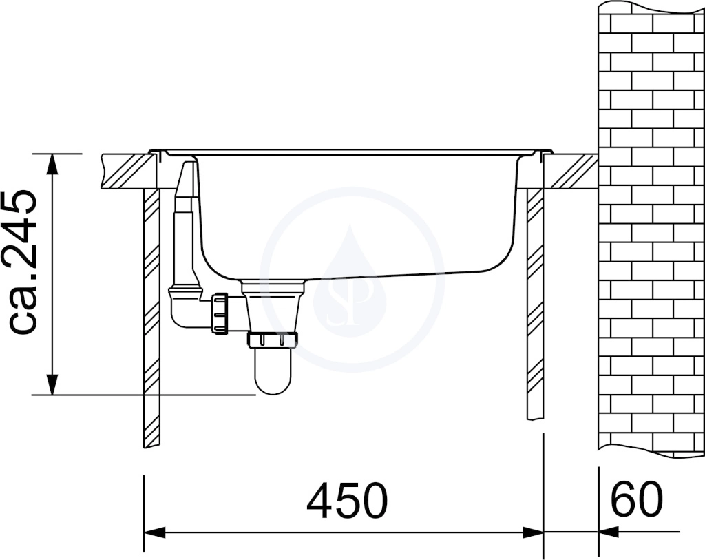 Kuchyňský set N31, nerezový dřez ETN 610 + baterie FB 250, chrom
