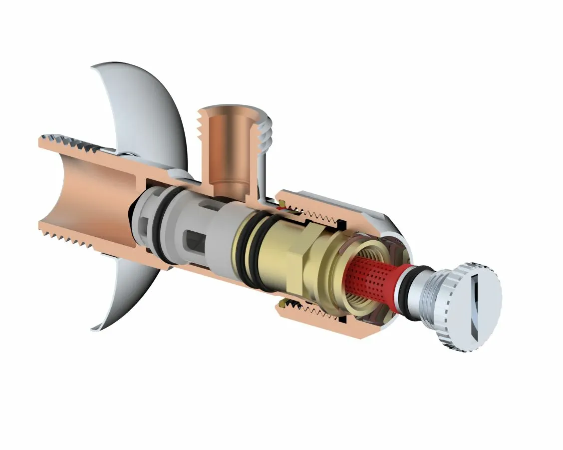SCHEL - 1/2"-3/8" COMFORT GS celokovový rohový ventil s filtrem