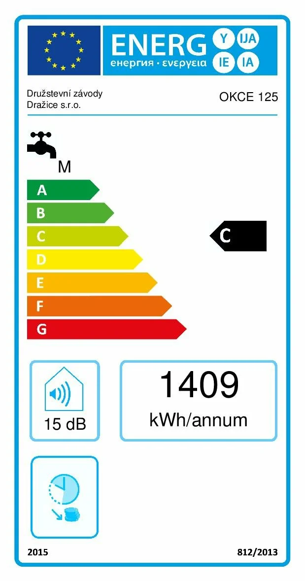 Elektrický ohřívač vody DRAŽICE OKCE 125