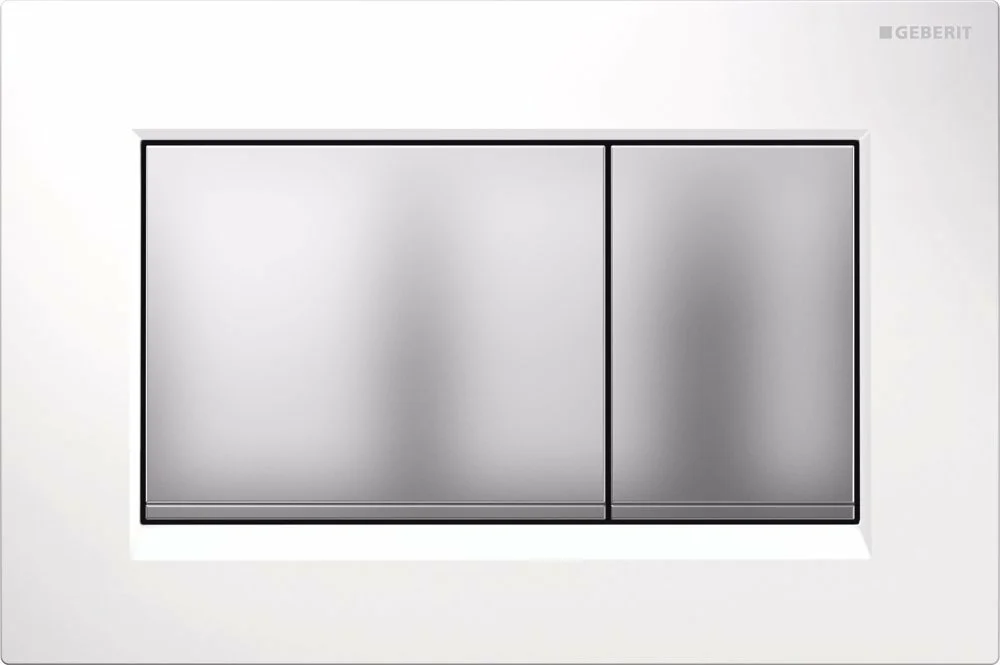 Ovládací tlačítko Sigma30, bílá/chrom mat