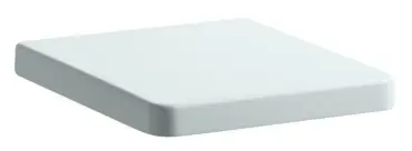 Sedátko s poklopem, 468 x 368 mm, se zpomalovacím mechanismem, antibakteriální úprava, bílá