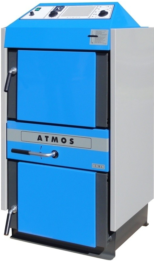 ATMOS C 32 ST (32kW) - kotel na uhlí, dřevo a lisované brikety