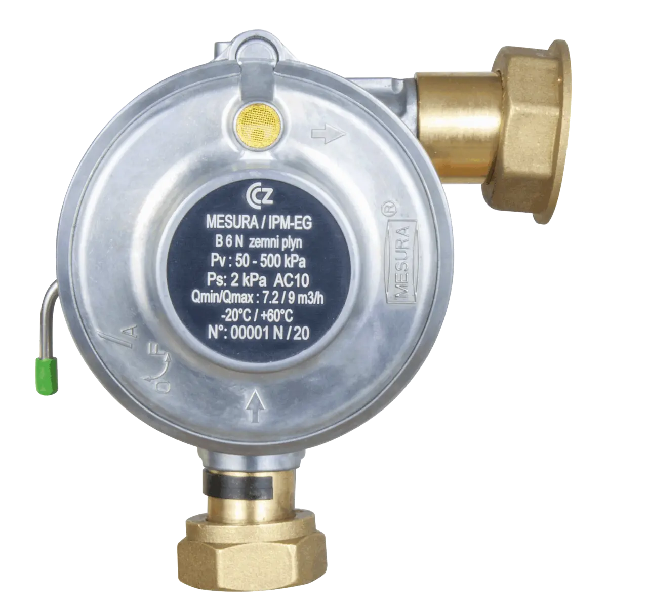 REG MESURA B  6 EG 5/4" R plocha