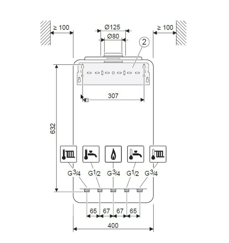BOSCH GC2300iW 22/25 C (Kombi)