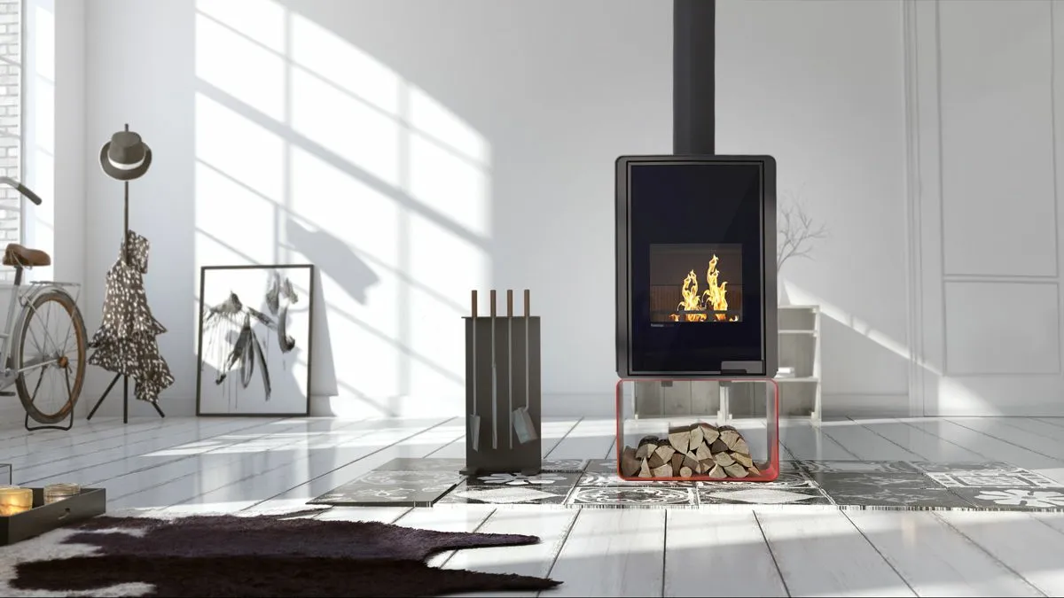 Krbová kamna FLAMINGO DELUXE ® PENTAI, hnědá - sametová
