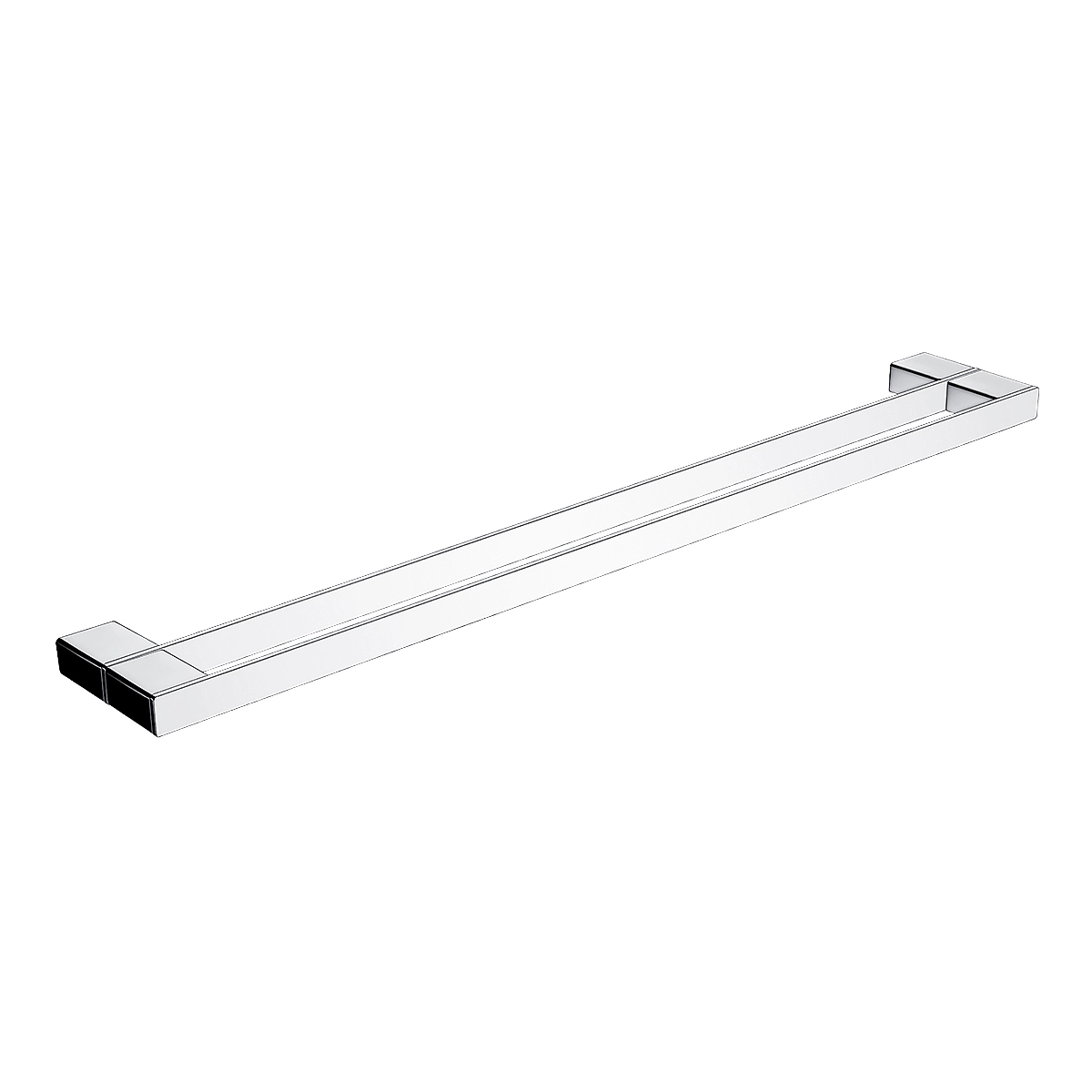 Nimco - KIBO - Držák na ručníky dvojitý, 63 cm - Ki 14061D-26