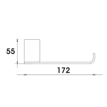 Nimco - KIBO - Držák na toaletní papír - Ki 14055g-26