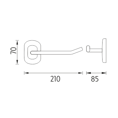 Nimco - LOTUS - Držák na toaletní papír - LO 5055H-26