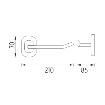 Nimco - LOTUS - Držák na toaletní papír - LO 5055H-26