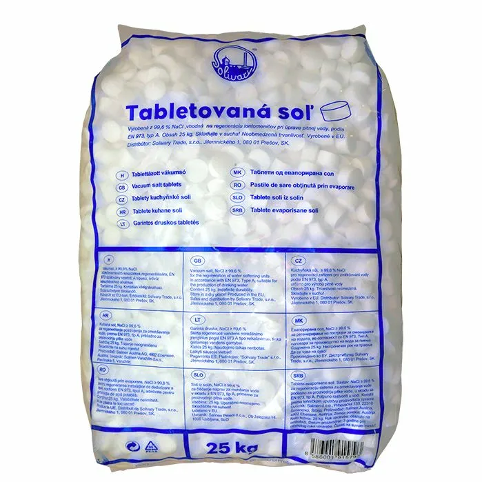Regenerační sůl do úpraven vody 25kg