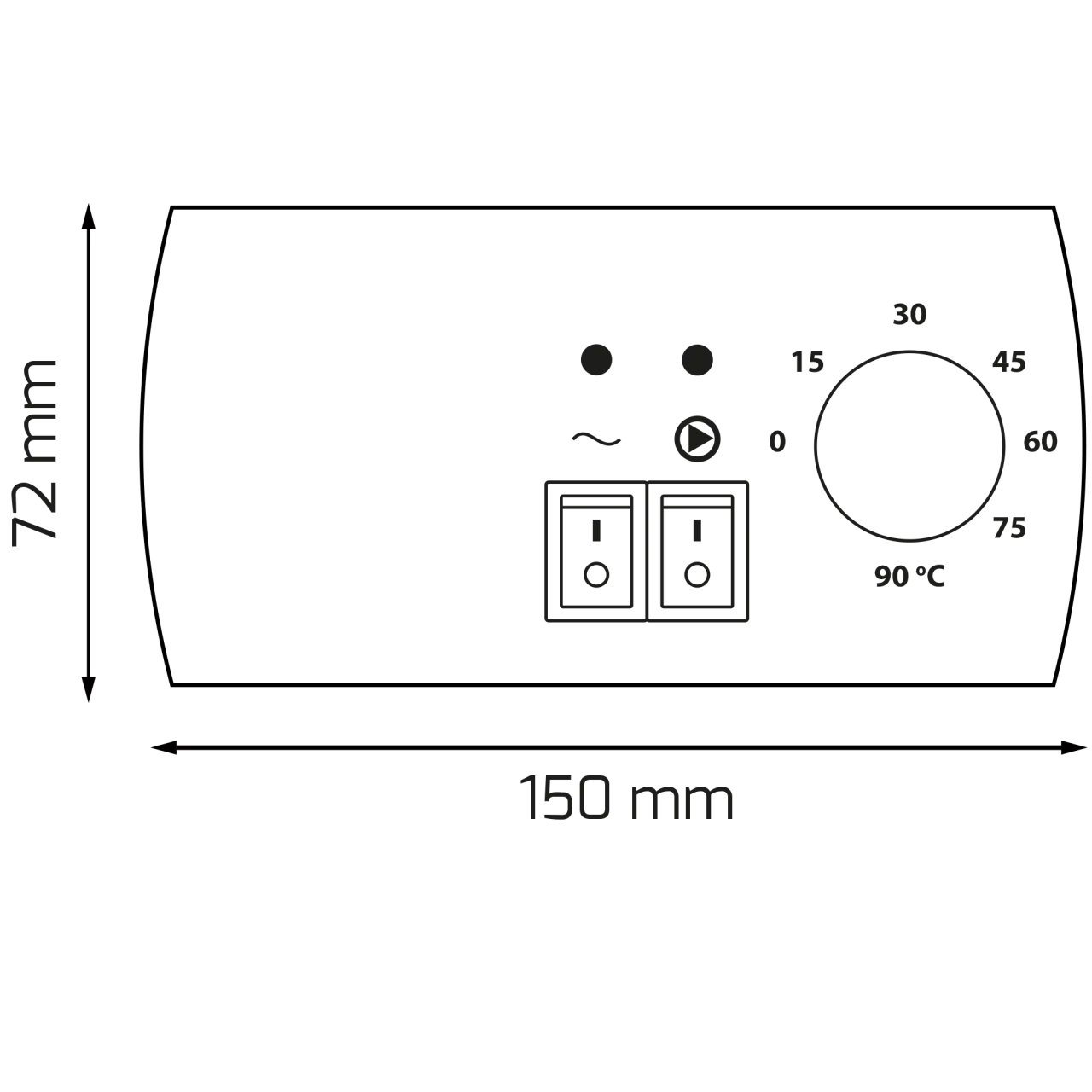 Termostat k oběhovému čerpadlu TC 1100A