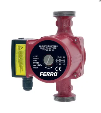 FERRO 25-40/180mm oběhové čerpadlo W0201
