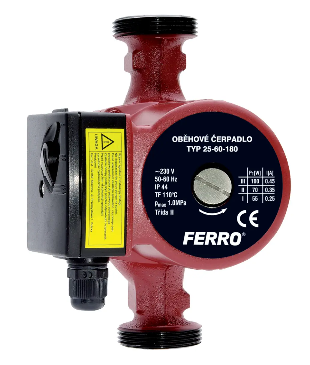 FERRO 25-60/180mm oběhové čerpadlo W0202