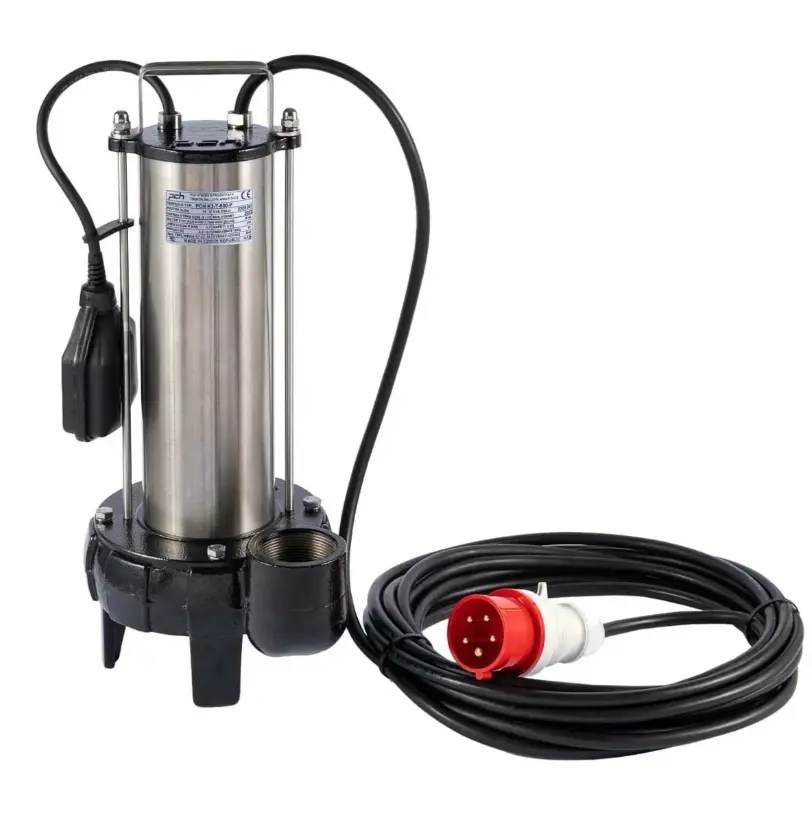 PCH K3-T-600-P, 10m, 400V, kalové čerpadlo, řezačka, plovák, SK017180