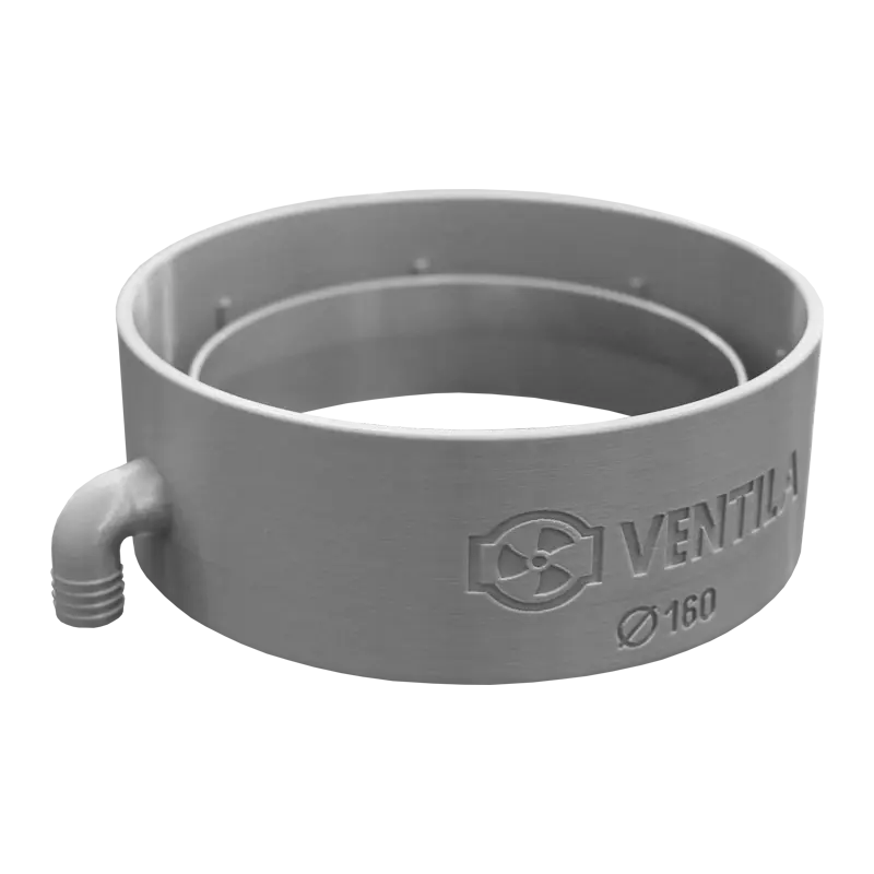 Odvaděč kondenzátu 160mm pro vzduchové bílé potrubí