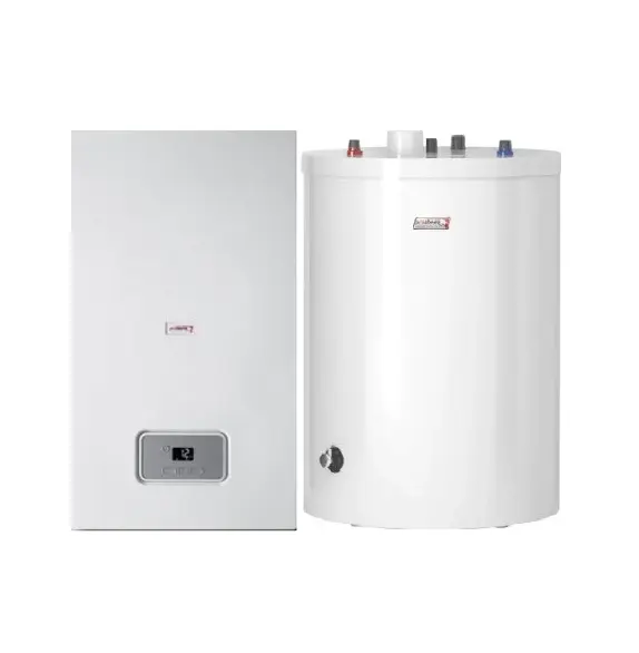 Protherm Gepard Condens 25 MKO-A, sestava kotle, zásobníku AK 120 a čidla zásobníku