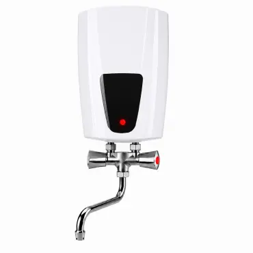 Q-termo TD 135, beztlakový průtokový ohřívač vody 3,5 kW, vč. kohoutkové baterie, 100500