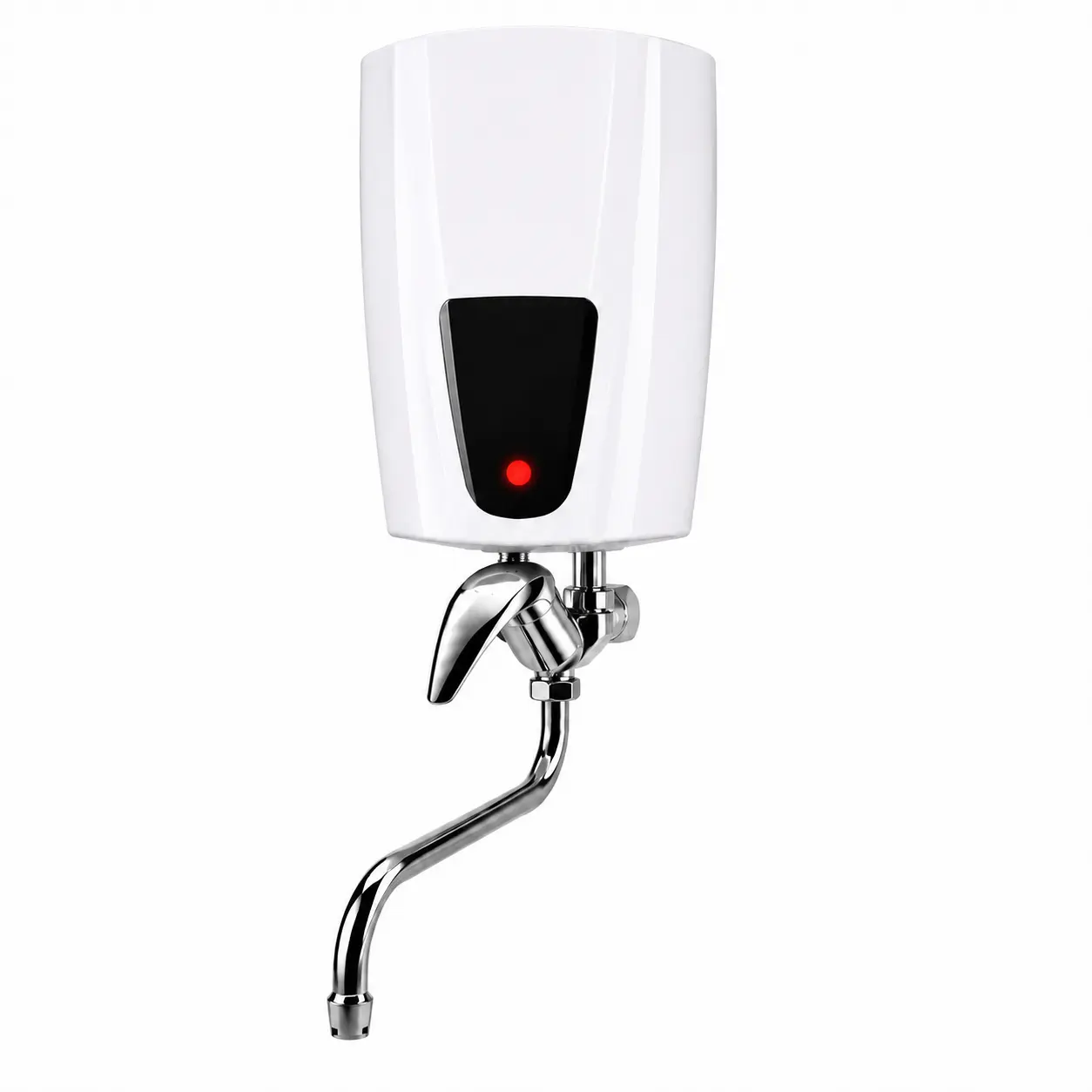 Q-termo TDP 135, beztlakový průtokový ohřívač vody 3,5 kW, vč. pákové baterie, 100503
