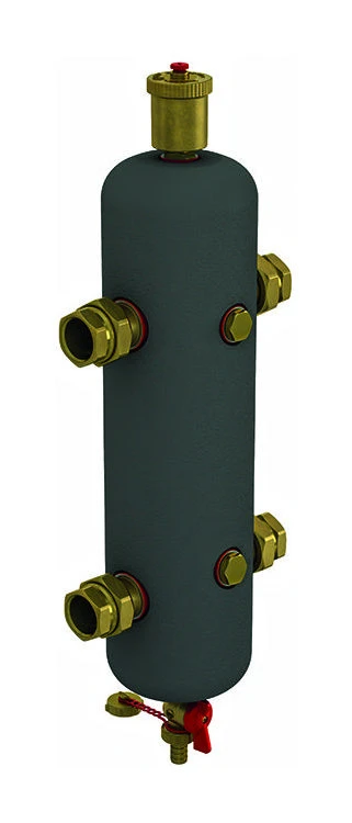 Giacomini termohydraulický rozdělovač s magnetickou vložkou, závitový, s izolací, 5/4"