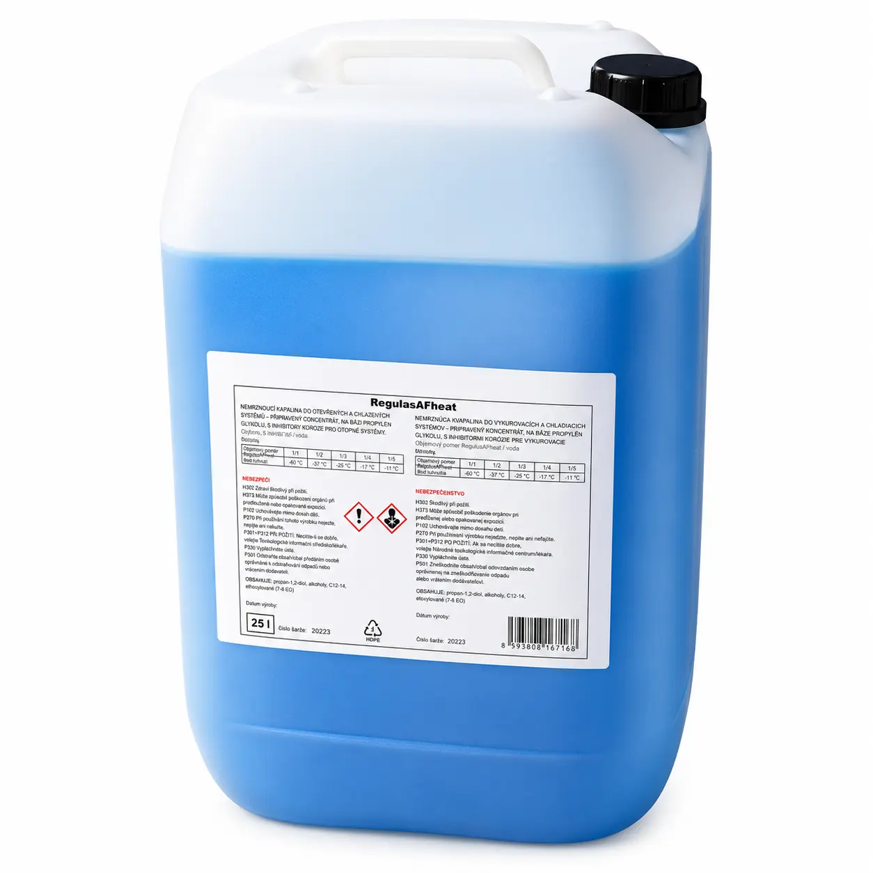 Regulus AFheat 5, Kapalina do topných systémů, 5l, koncentrát -70°