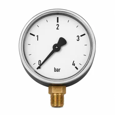 Manometr 0-4 bar, G1/4", spodní, 63 mm , tlakoměr