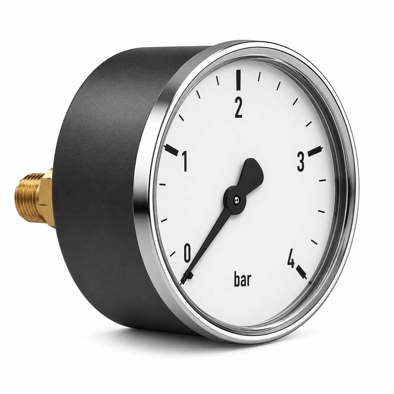 Manometr 0-4 bar, G1/4", zadní, 63 mm , tlakoměr