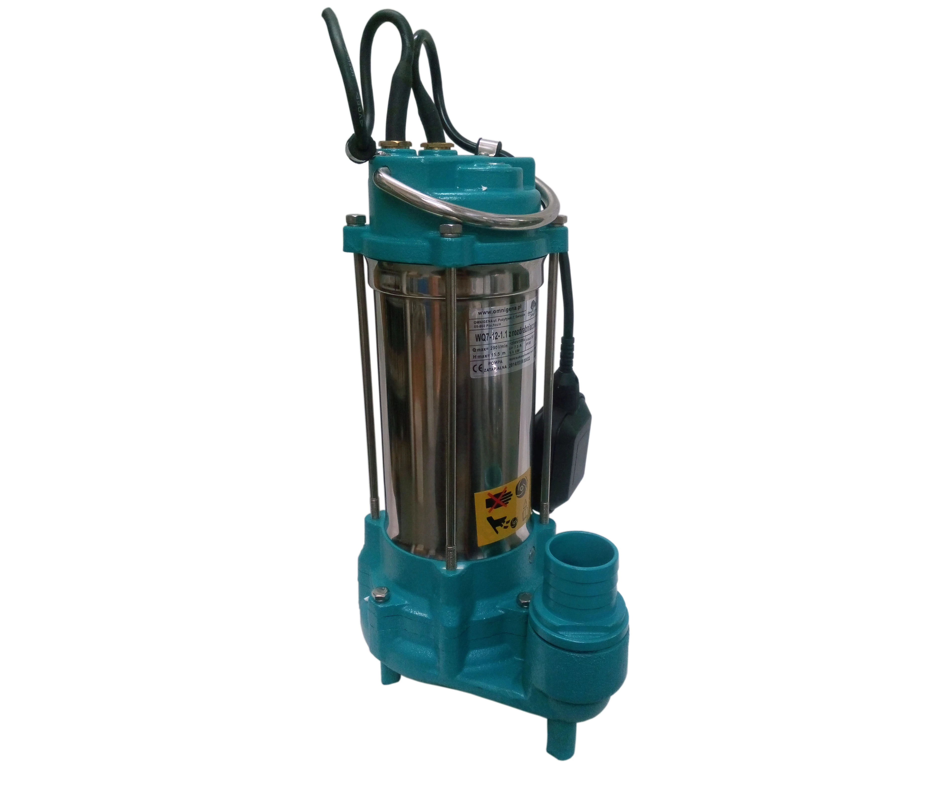 Kopro WQ 7-12-1,1 Premium, 230V, Kalové čerpadlo, řezačka, C A000211